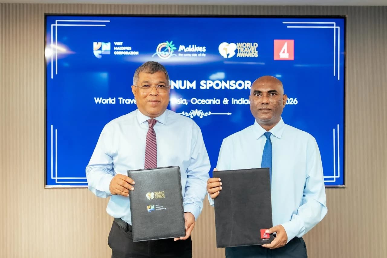 Visit Maldives and Bank of Maldives announce their World Travel Awards sponsorship agreement in a release published on 25 September 2026.