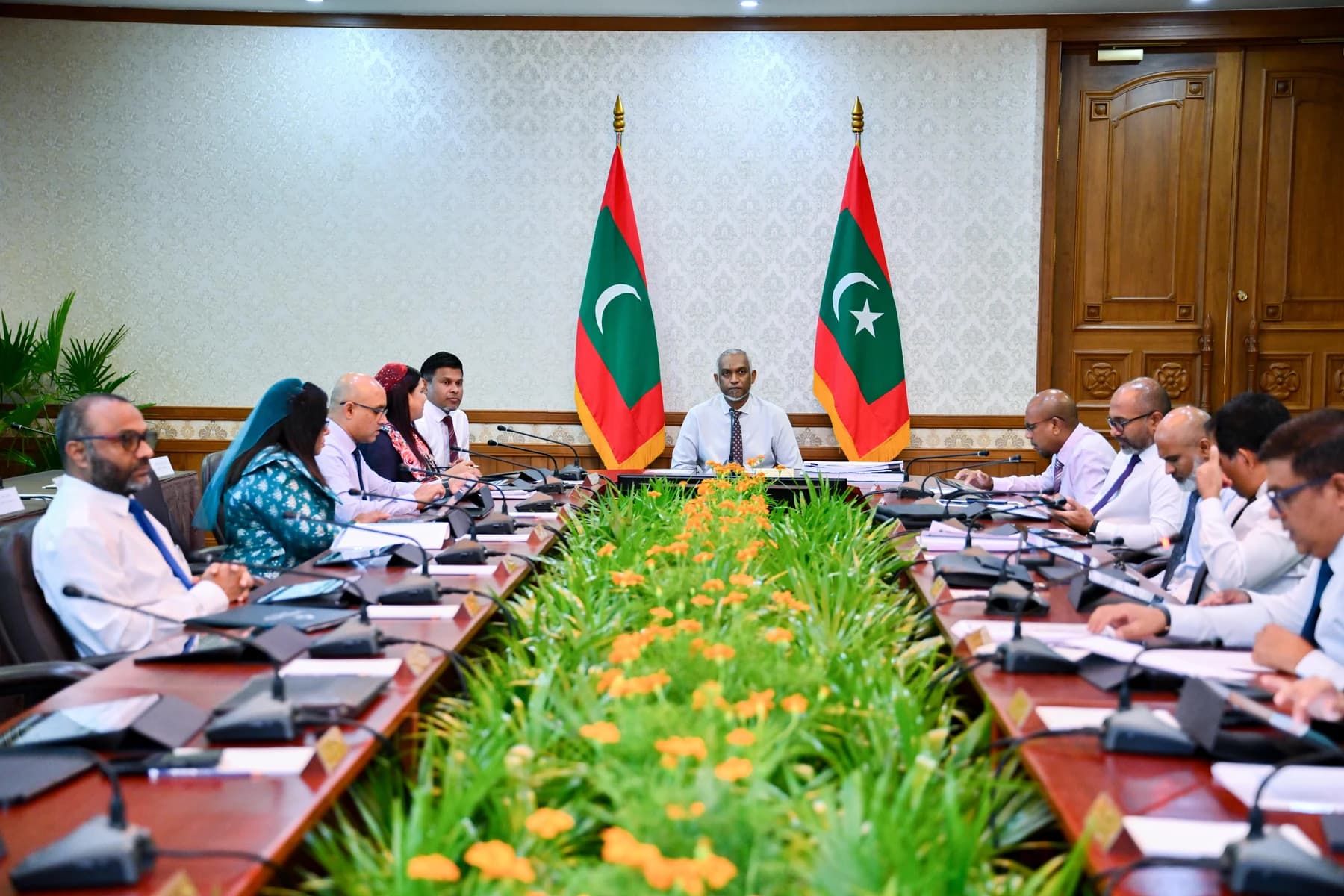Cabinet members meet at the President’s Office on 6 October 2026.