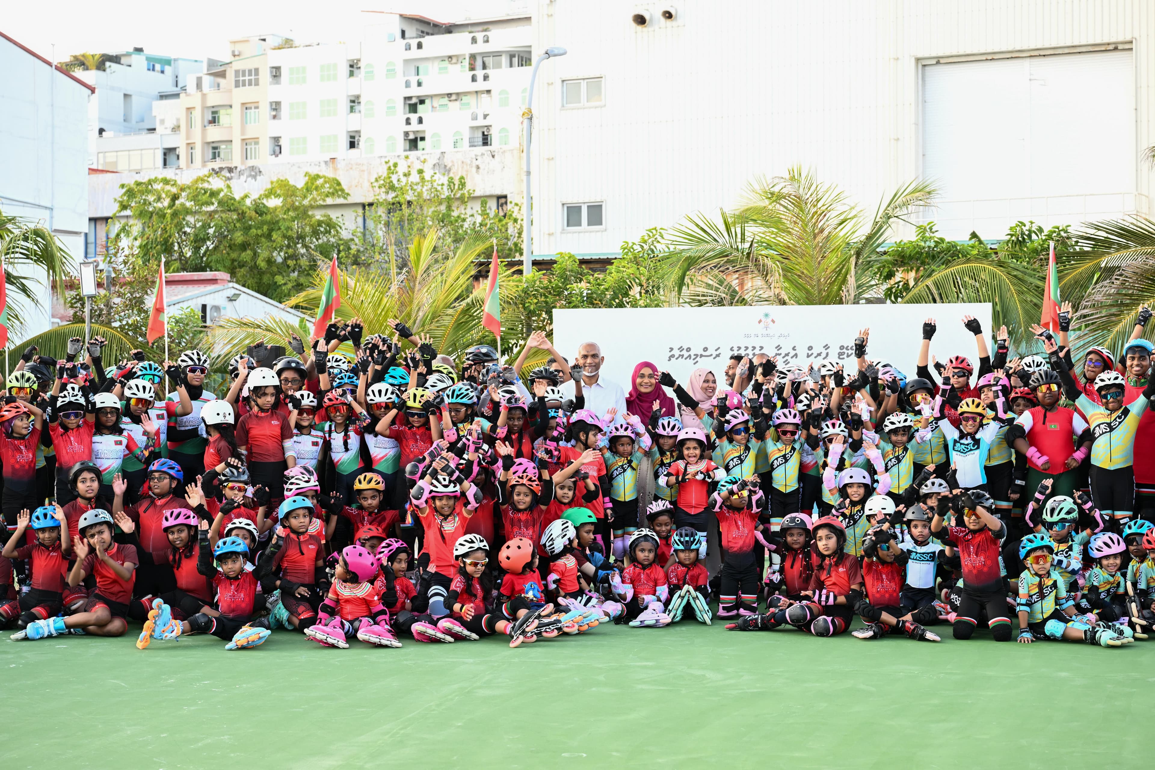 President inaugurates Skate Park Arena at Usfasgandu